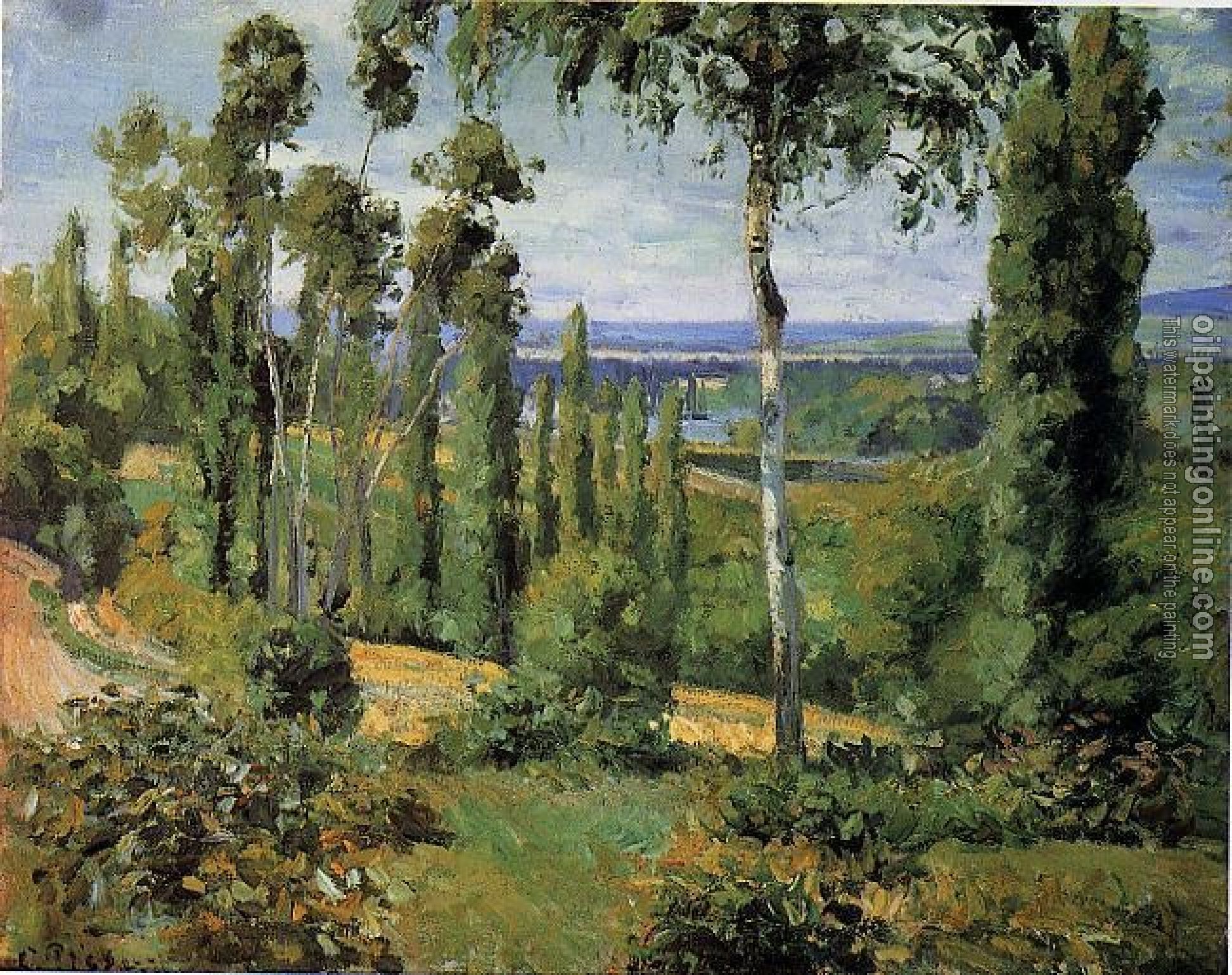 Pissarro, Camille - The Countryside in the Vicinity of Conflans Saint-Honorine